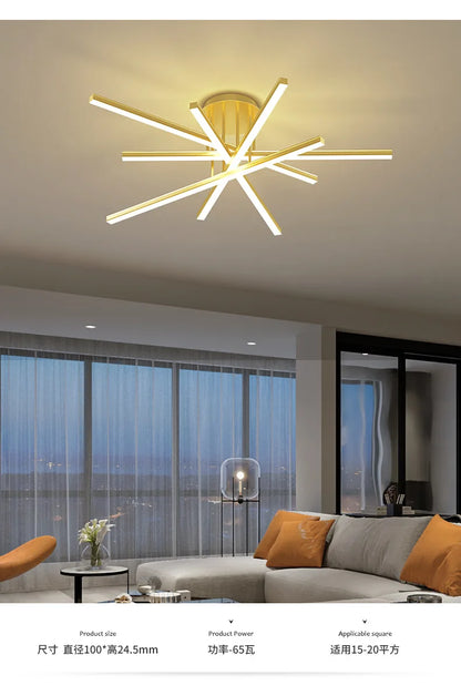 2023 new ceiling lamp Nordic modern LED lamp living room dining room bedroom lights ceiling chandelier