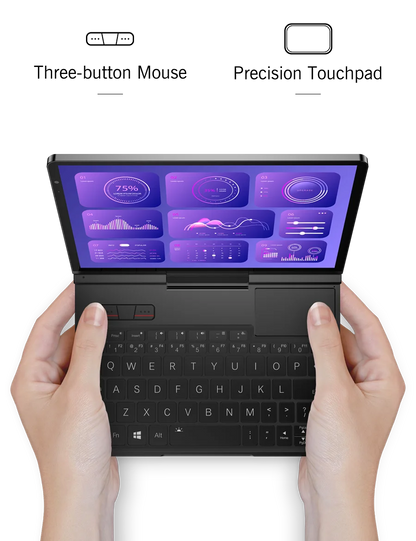 New GPD Pocket 4 2025 Mini Laptop PC 8 Inch AI 9 HX 370 8840U 16/32/64GB RAM 1/2TB NVME SSD 2K 144HZ Full-featured Handheld WIFI