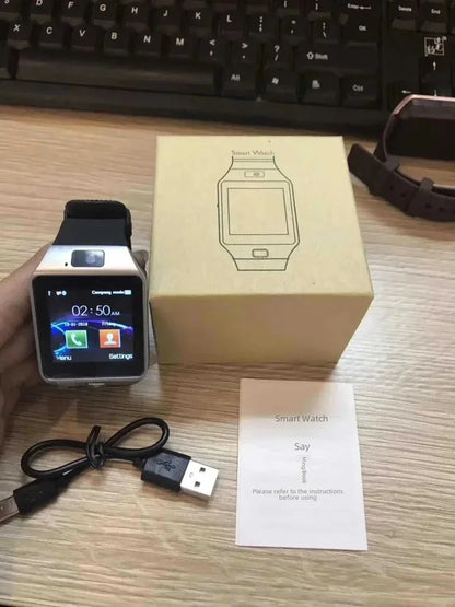 VIVO Digital Touch Screen Smart Watch DZ09 Bracelet Camera Bluetooth Waterproof Wrist Watch SIM Card Phone Intelligent Fitness