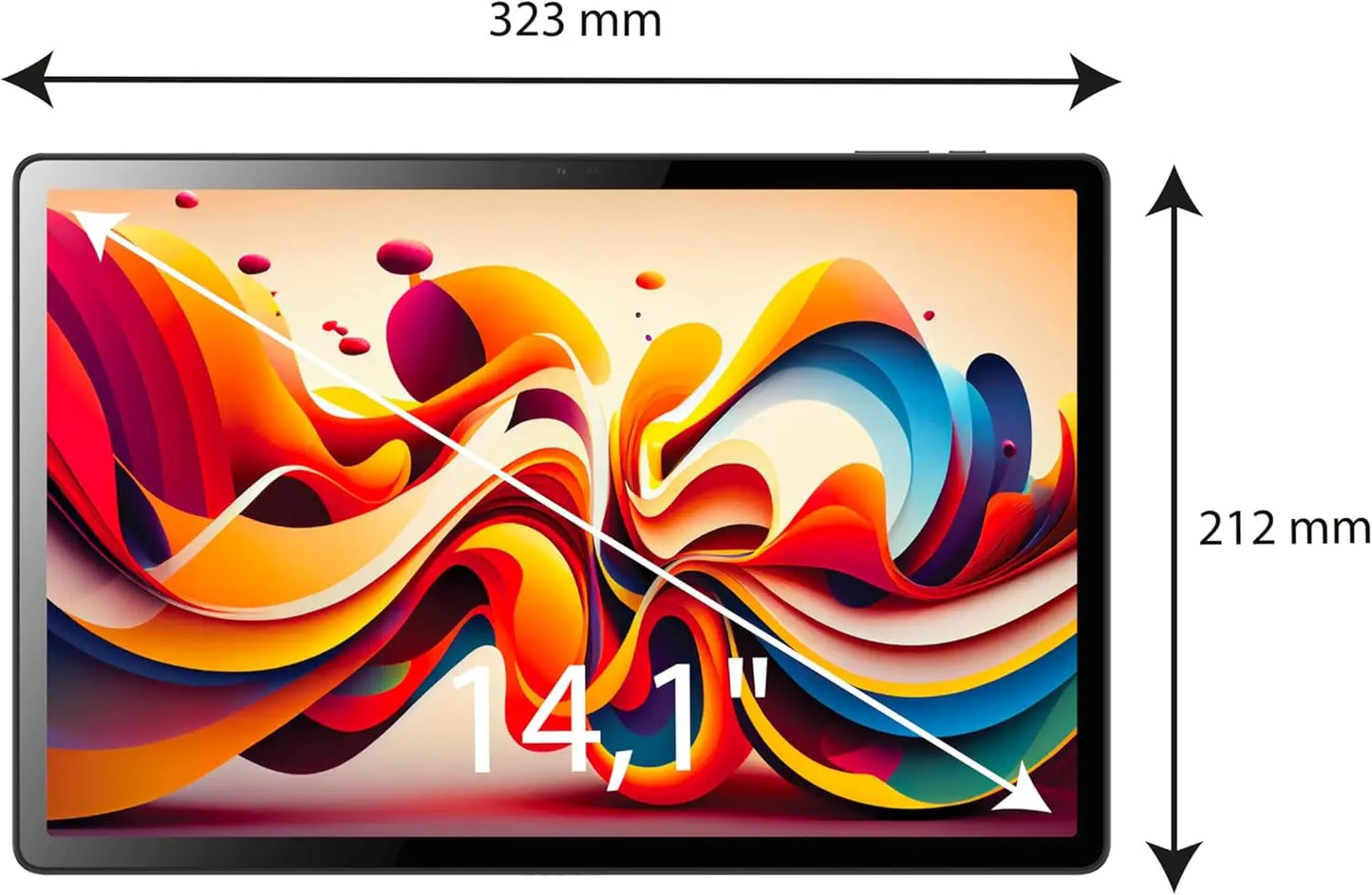 2026 Global Version Android 15 Tablet 14 inch Tablet PC 20GB 512GB 13800mAh Phone Call BT5.0 5G WiFi GPS Google Play Laptop Pads