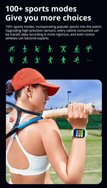 COLMI P77 Smartwatch, Up to 11 day battery life,  Massive 700mAh battery, 2 inch display, Health Management Smart Watch