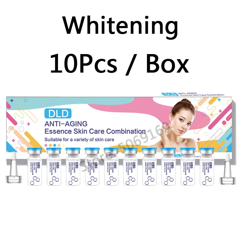 5ml Hyaluronic Acid Peptide Facial Serum BB Cream Glow Ampoule Kit Niacinamide Moisturizing Hydration Skin Rejuvenation Beauty