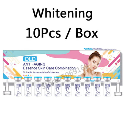 5ml Hyaluronic Acid Peptide Facial Serum BB Cream Glow Ampoule Kit Niacinamide Moisturizing Hydration Skin Rejuvenation Beauty