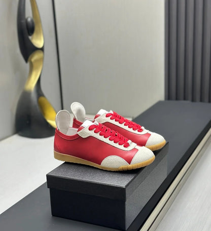 Luxury Brand Running Shoes Casual Sneakers Commuter Shoes Hiking Shoes Genuine Leather Simple Yet Stylish Retro Sporty Style