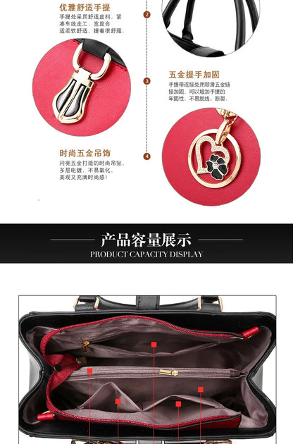 Women's Bags 2026 New Women's Handbag Korean Edition Fashion Large Capacity Casual Tote Bag Womens Shoulder Crossbody Bag women