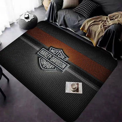 Motorcycle H-Harley D-Davidson Door Mat Kids Room Bedroom Decoration Balcony Anti-Slip Doormat Living Room Doormat Area Rug