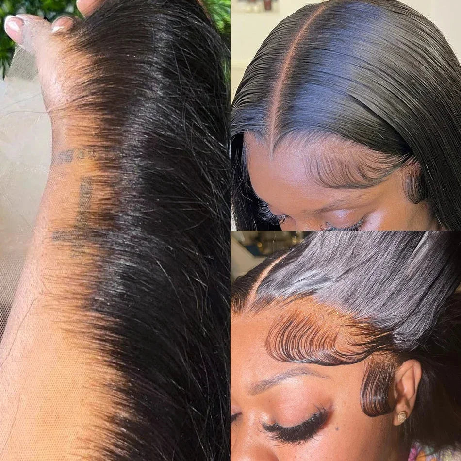 40 42 Inch Straight Lace Front Wigs Human Hair 360 Full Lace Wigs For Women Brazilian Pre Plucked 13x4 13x6 Hd Lace Frontal Wig
