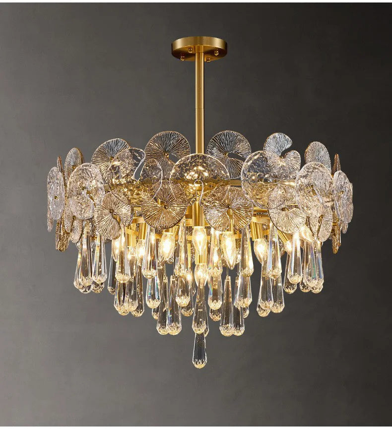 Modern Creative Ceiling Chandelier Luxury Crystal Pendant Light for Living Dining Room Bedroom Home Decor Luster Lamp Fixture