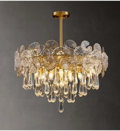 Modern Creative Ceiling Chandelier Luxury Crystal Pendant Light for Living Dining Room Bedroom Home Decor Luster Lamp Fixture