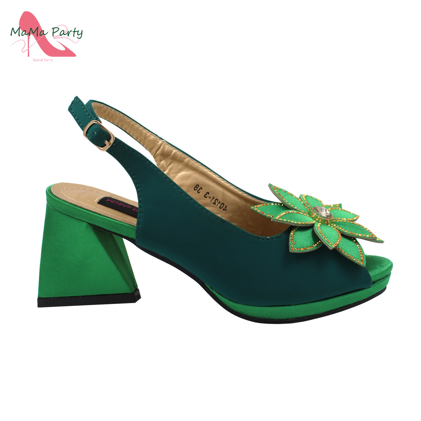 2024 New Design Special Fashion African Women Shoes Matching Bag Set High Quality with Platform Comfortable Heels for Part