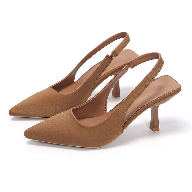 2026Sexy Women High Heels Luxury Pointed Toe Women's Pumps Fashion Shallow Sandals Stiletto Heels Women Party Wedding Shoes