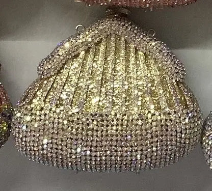 XIYUAN Crystal Evening Bag Purple Diamond Women Wedding Purse Lady Rhinestone Clutches Party Dinner Handbags Luxury Branded Bags