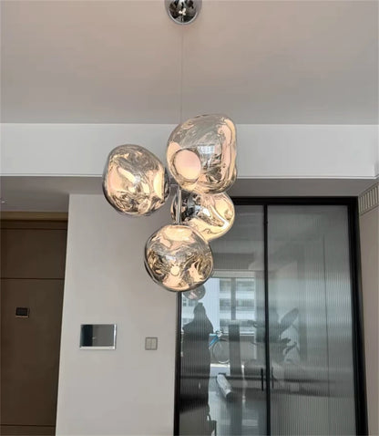 Modern Lava LED Pendant Light PVC Lights Kitchen Hanging Light Fixtures Indoor Decor Living Room Ceiling Lighting Chandelier