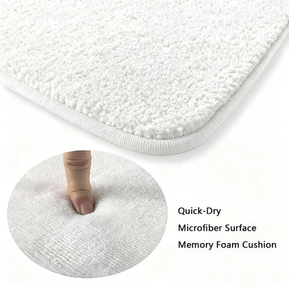 Brand Logo A-Amiri Floor Mat Soft Thickened Non-Slip Washable Door Mat for Living Room Home Decor Flannel Rugs