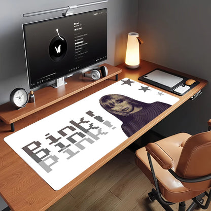 Singer P-PinkPantheress-S Mouse Pad Non-slip Rubber Gamer Balance Computer Mat Decoracion Deskmat Laptop Office Large