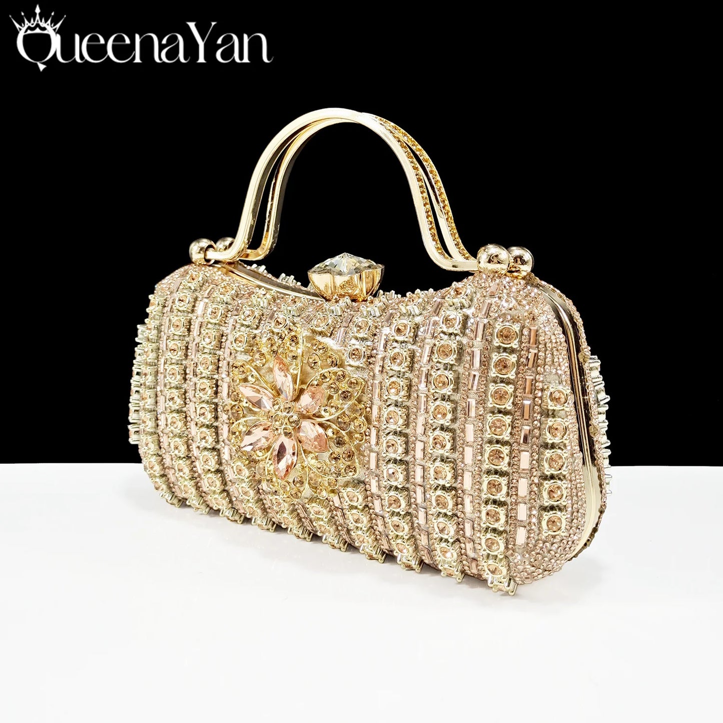 2026 Diamond Women Luxury Clutch Evening Bag Wedding Crystal Ladies Cell Phone Pocket Purse Female Wallet for Party Quality Gift