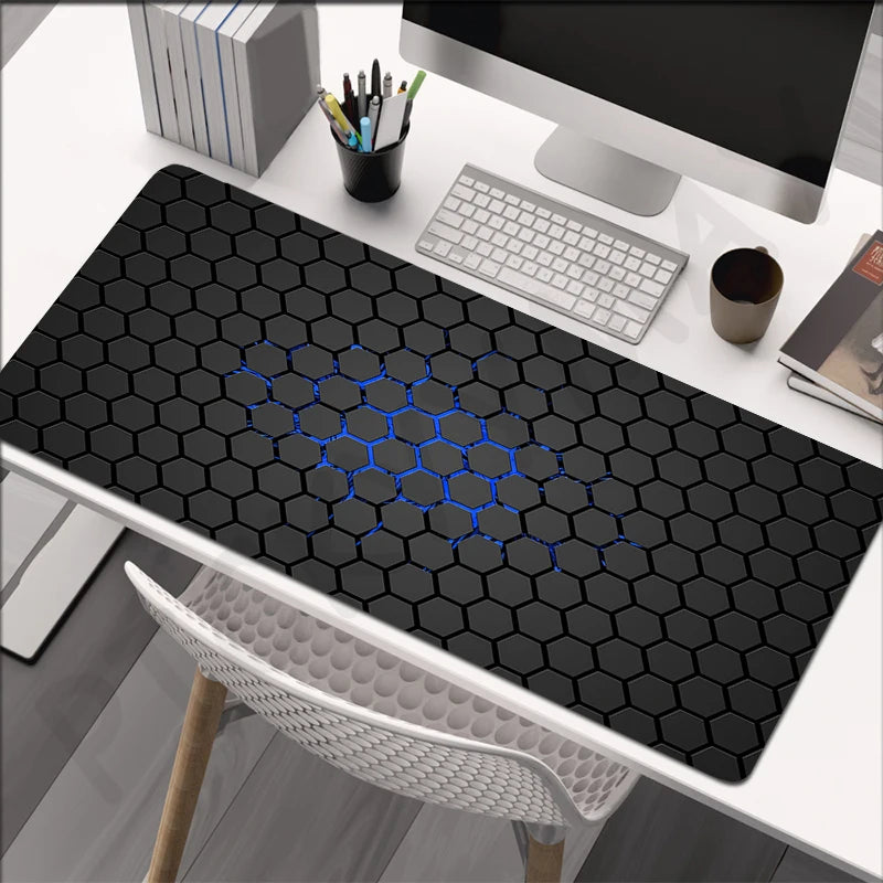 Large Gaming Mousepads Mouse Pad Computer Mousepad Geometric Mouse Mat 90x40cm Desk Pads For PC Keyboard Mats Table Rug