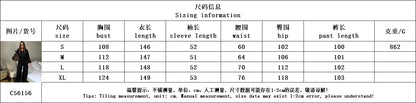 Sports and Leisure Contrast Color Jumpsuit Fashion Trend Street Jumpsuit Women’s Suit New Women Clothing