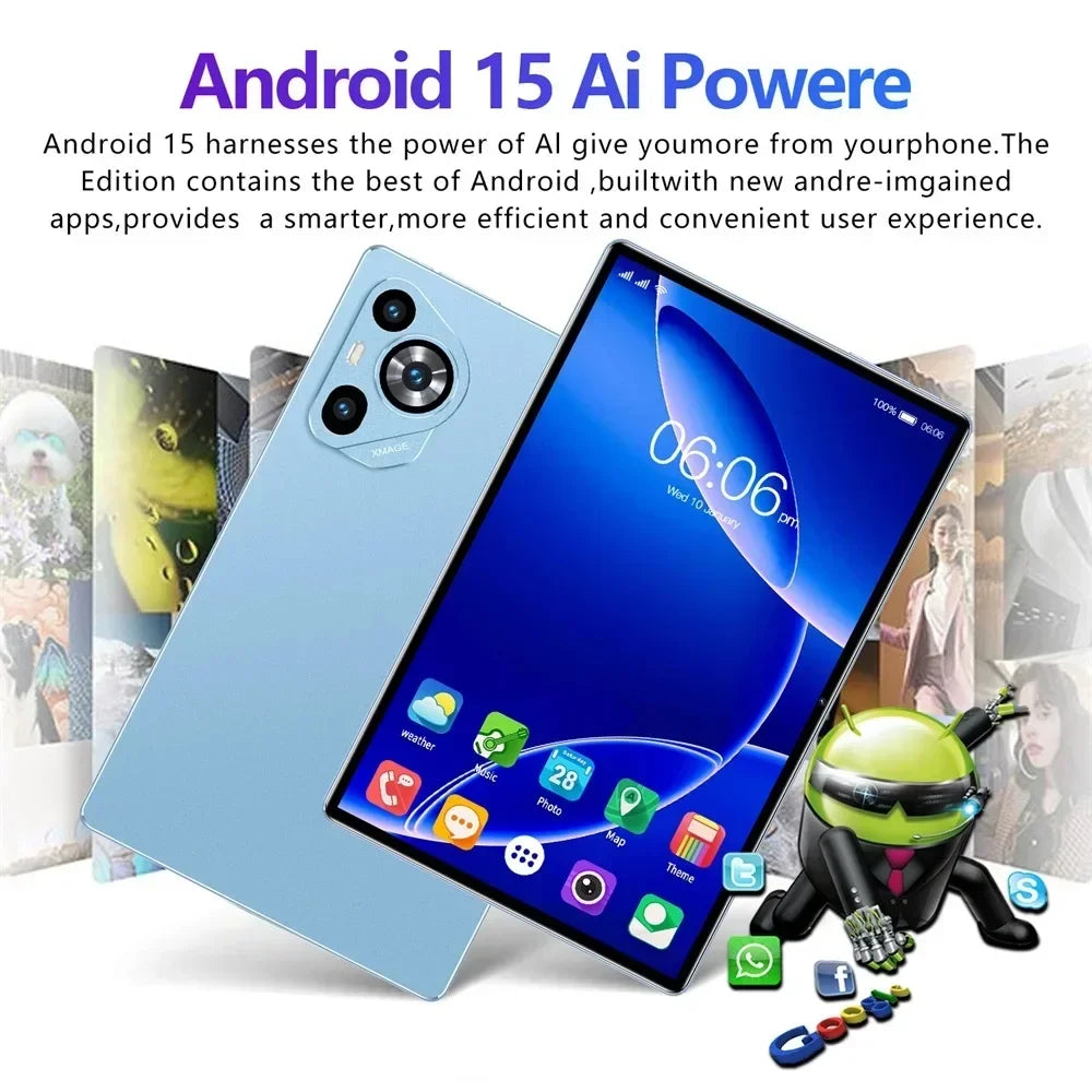 2026 New Original Pad 16 PRO Snapdragon 8Gen3 Android Tablet 16 11Inch Hd 24Gb+2Tb 20000 Mah 5g DualSim Bluetooth Wifi TabletsPc