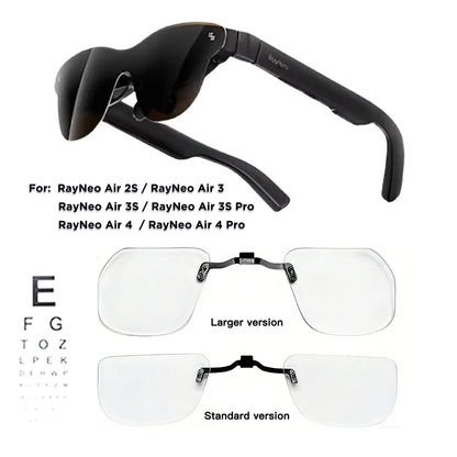 For RayNeo Air 4/Air 4 Pro/Air3S Pro/Air3/3S/Air 2S Smart Glasses Lens Custom Myopia and Hyperopia Anti-Blue Anti-glare Lenses