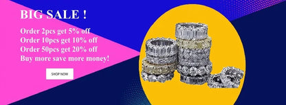 14K White Gold Vintage Lovers Grown Pink Diamond Ring Set Engagement Wedding Rings for Women Men Jewelry