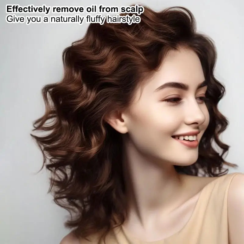 Oil-Control Energy Comb, Hollow Scalp Brush, No Shampoo Needed, Removes Grease & Dandruff, Hair Cleansing Massage Comb for Oily