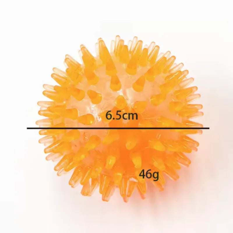 Pet Tooth Cleaning Sounding Chew Ball - Thornless Chewing Toy for Puppy Training Teeth Accessories for Cats And Dogs