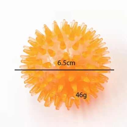 Pet Tooth Cleaning Sounding Chew Ball - Thornless Chewing Toy for Puppy Training Teeth Accessories for Cats And Dogs