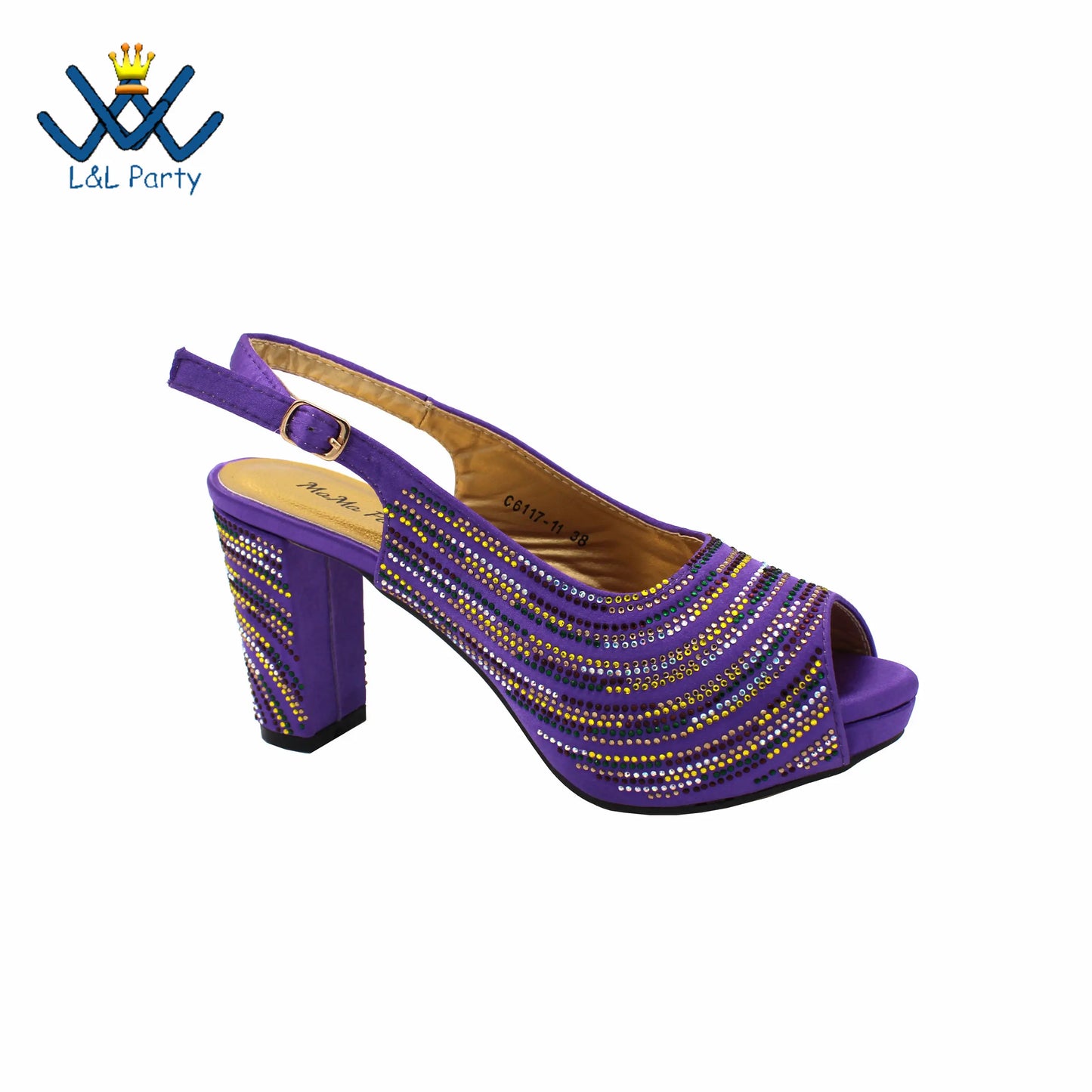 2023 Classics Peep Toe Lemon Green Color Hot Sale Sandals High Quality Women Shoes and Bag Set with Platform for Brithday Party