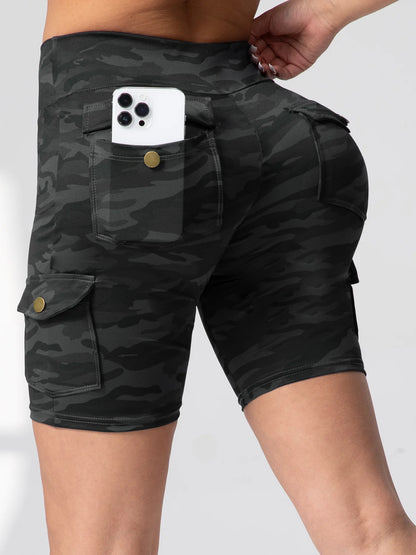 Pockets Gym Leggings Women High Waist Fashion Fitness Pants Skinny Stretch Outdoors Comfortable Sport  Leggings