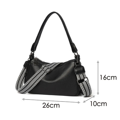 100% Genuine Cow Leather Luxury Handbags Women Bags Designer Ladies Crossbody Shoulder Bags for Women Top Quality Sac A Main New