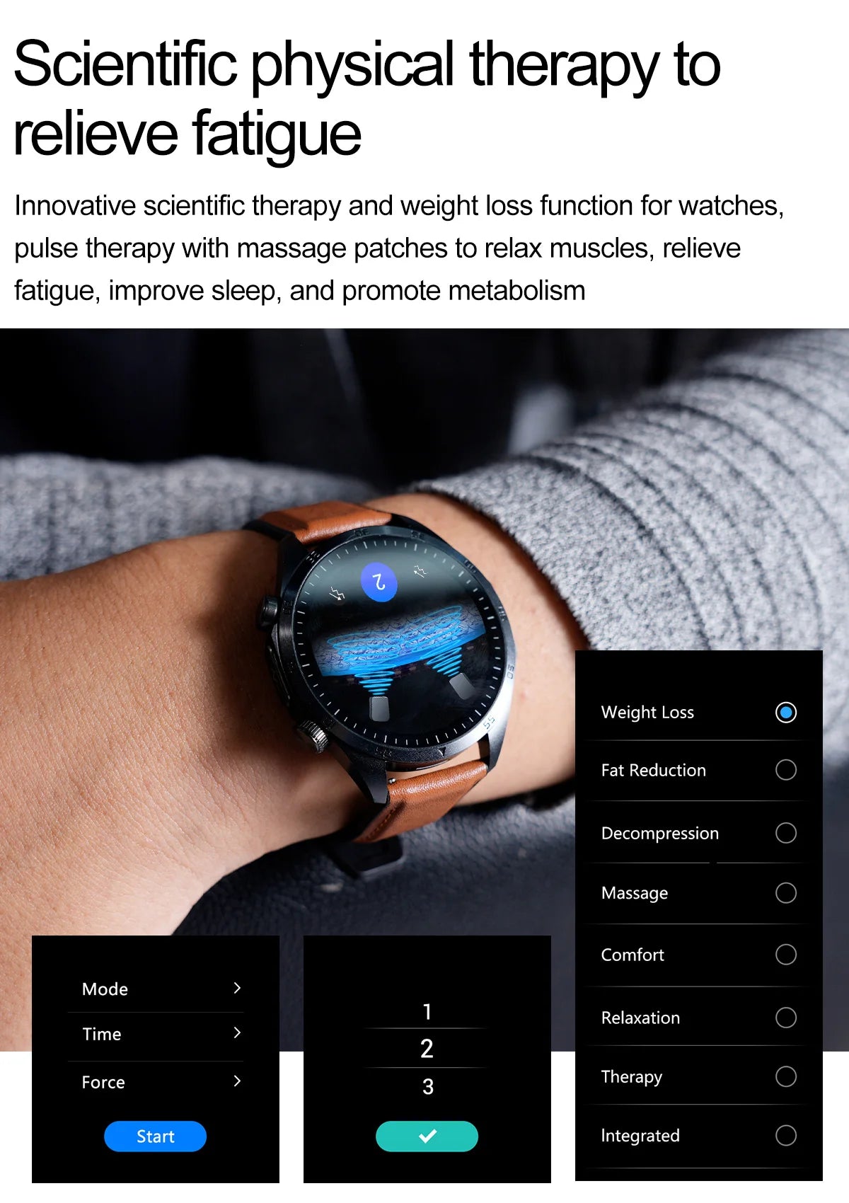 2026 New Medical Grade ECG Smart Watch Laser Treatment Accurate Measurement Blood Lipid Blood Oxygen BMI Sport Health Smartwatch