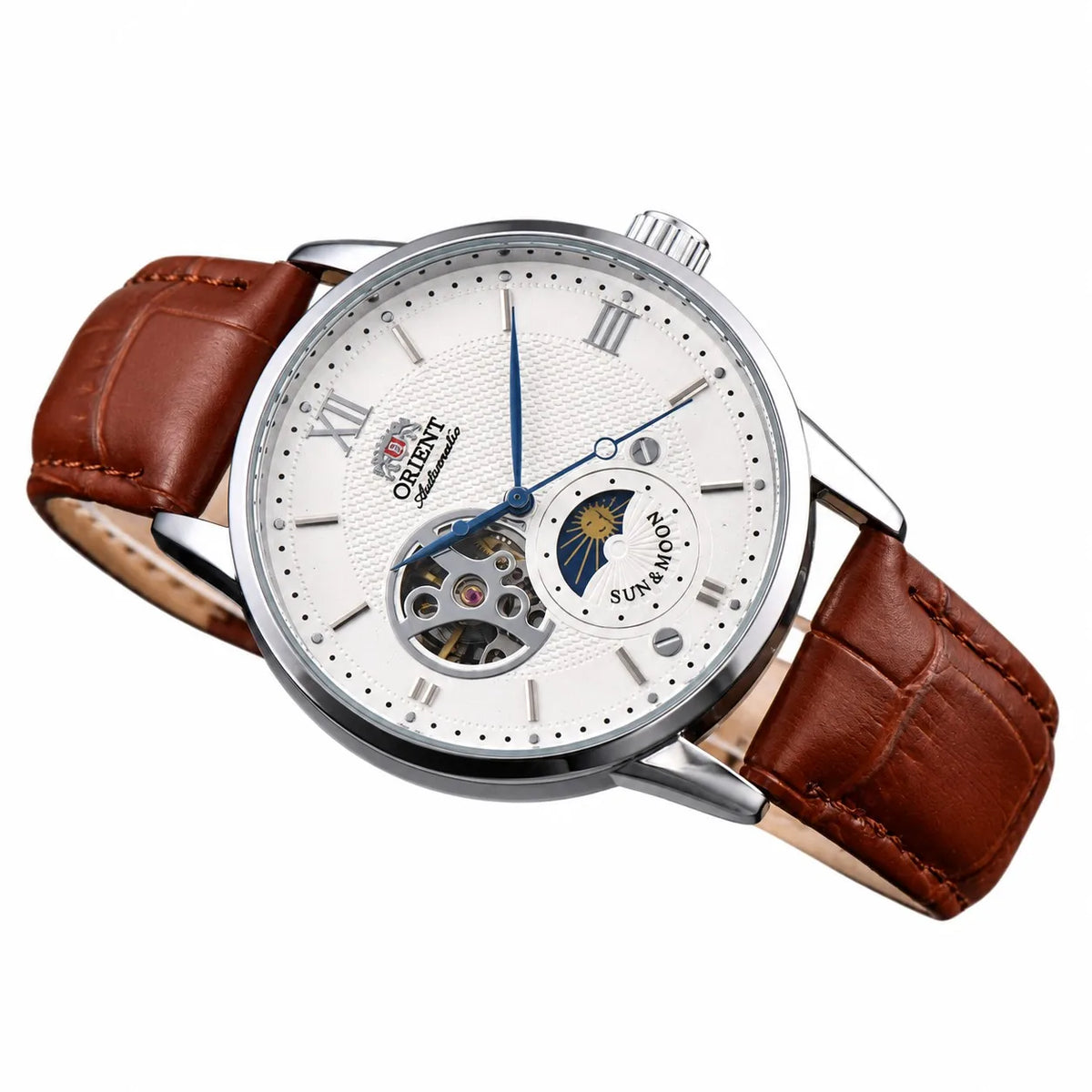 Full-Featured Ultra-Thin Automatic Sports Watch with Skeleton Dial and World Time O Series S1