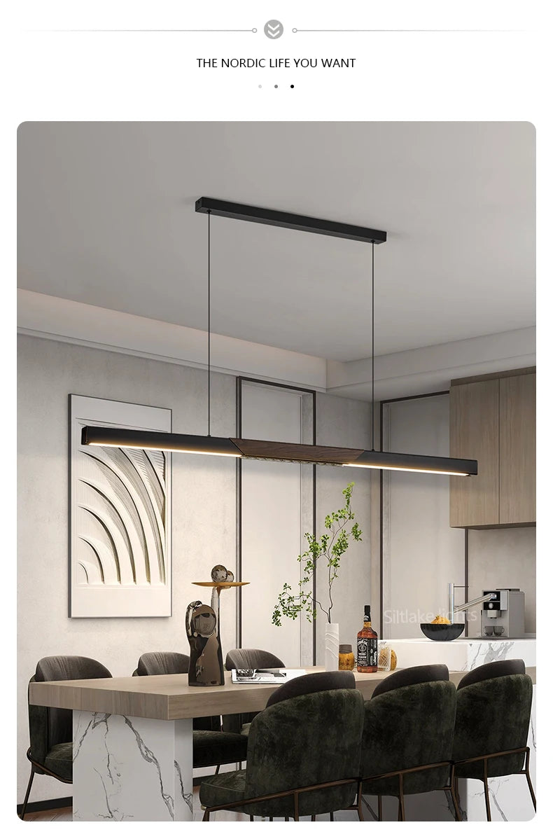 Pendant lights restaurant lights Nordic modern   bar dining room chandeliers LED kitchen lamps  Suitable for dining tables