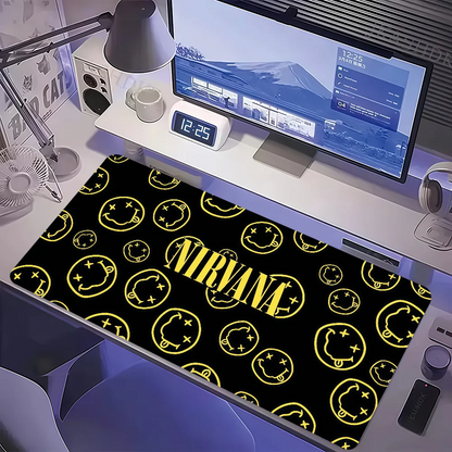 Hot Band N-Nirvanas Mouse Pad Non-slip Thickened MousePad Large Writing Lockedge Office Student Gaming Cushion
