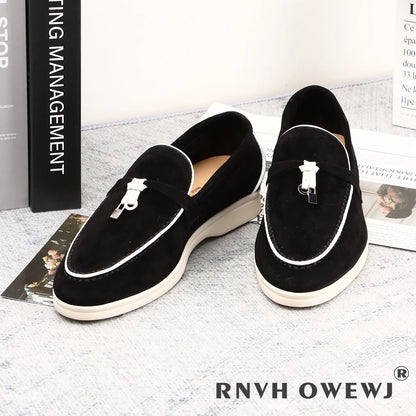 Not Logo Women's Adult Summer Rubber Casual Stitching Flats Sandals - Low Price