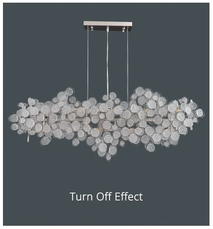 Modern Luxury Creative Living Dining Room Glass Led Chandelier Personality Simple Designer Pendant Lights Bedroom Study Lamps