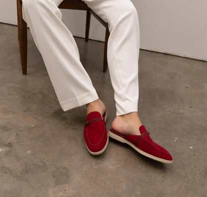 Designer Luxury Middle East Tassel Suede Leather Loafers for Women 2025 Slip On Slippers Flat Work Walking High Quality Shoes