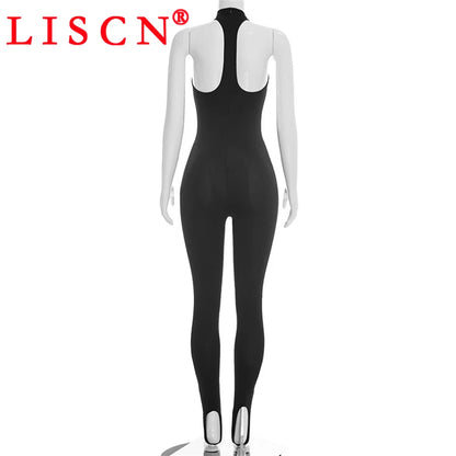 10 Wholesale Rompers Women Sleeveless Halter Lace Up Backless Jumpsuits Sexy Foot-pressing Y2k Fashion Clothing K17113
