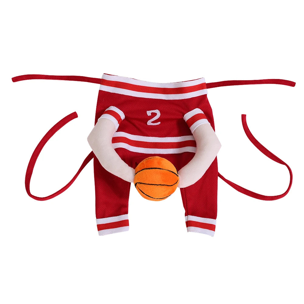 Halloween Dog Basketball Costume Funny Breathable Puppy Sport Outfits Cosplay Clothes For Small Medium Dogs Cats French Bulldog