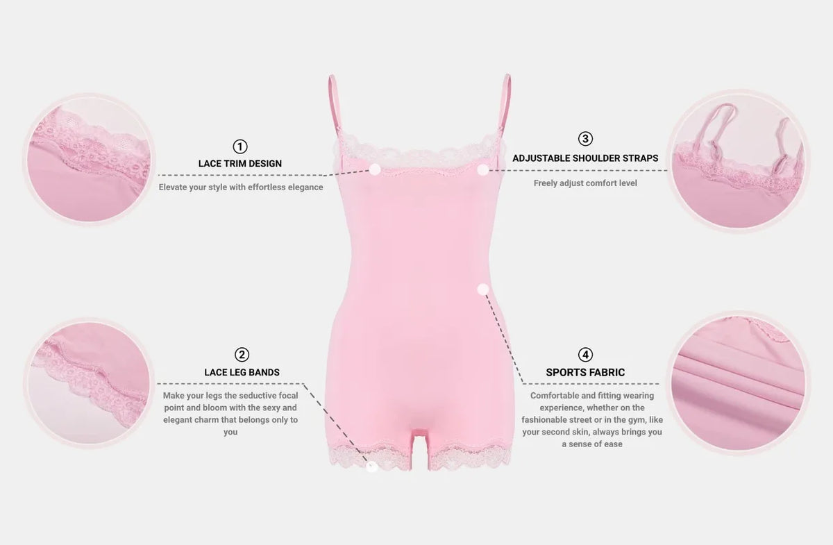 Lace Patchwork Cami Playsuit Women Sexy Backless Sleeveless Romper Solid Color Y2K Streetwear Casual Loungewear Outfit