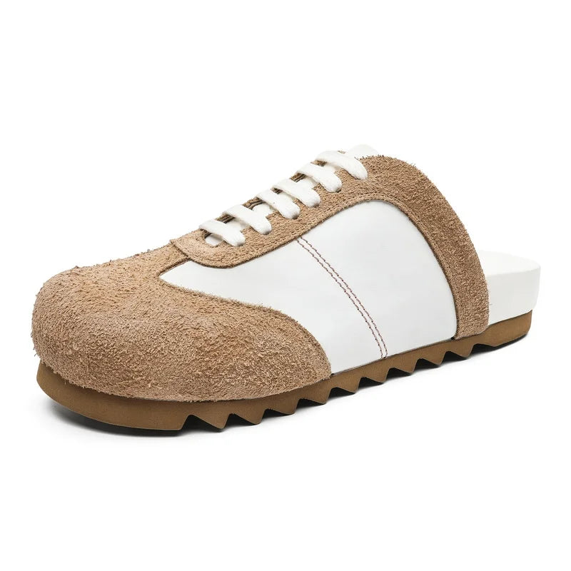 DIMANYU Men's Slip-On Outdoor Slippers  2026 New Fashion Mule Shoes Men Thick Sole Mixed Color Casual Men's Slippers