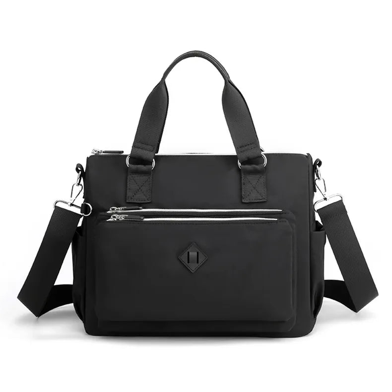High-grade fabrics,Women's Shoulder bag Female Top-Handle bag Handbag Waterproof Nylon CrossBody Bag Ladies Messenger Bag