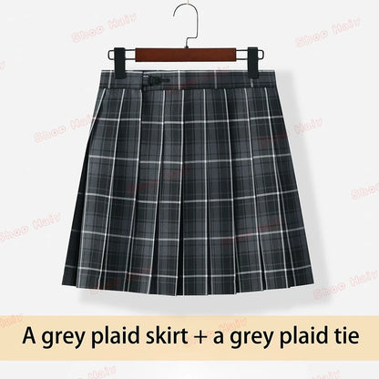 JK Japanese School Uniform Jacket Girls Multicolor Graduation Outfit for Harry Magic Academy with Sexy Pleated Skirt Tie Set New