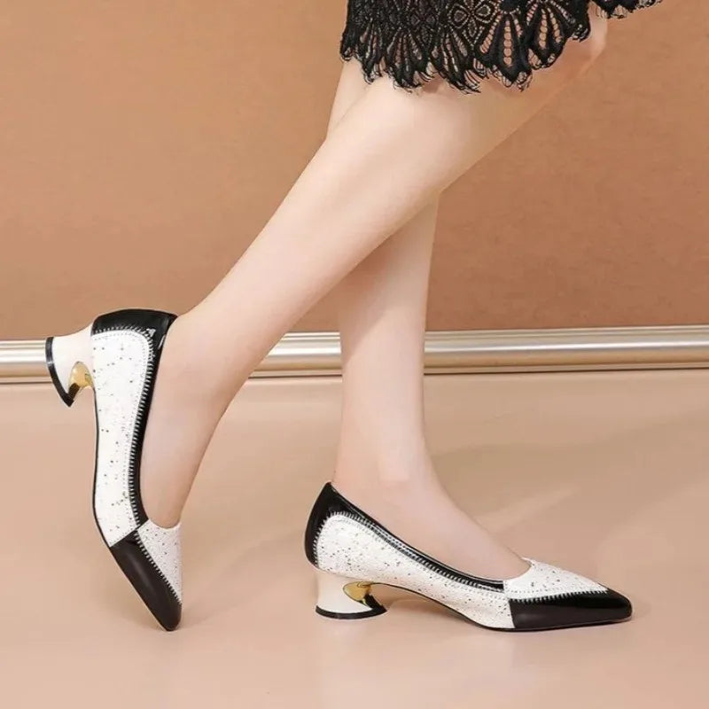 Women's Pointed Toe High Heels Fashion Business Dress Shoes for Woman Luxury Wedding Shoe Designer Shoes Zapatos Mujer
