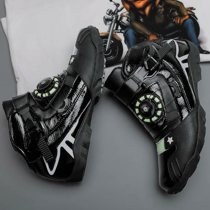 Motorcycle New Knob Adjustment Design Anti-fall Protective Boots Wear Protection Windproof Waterproof Anti-slip New Model