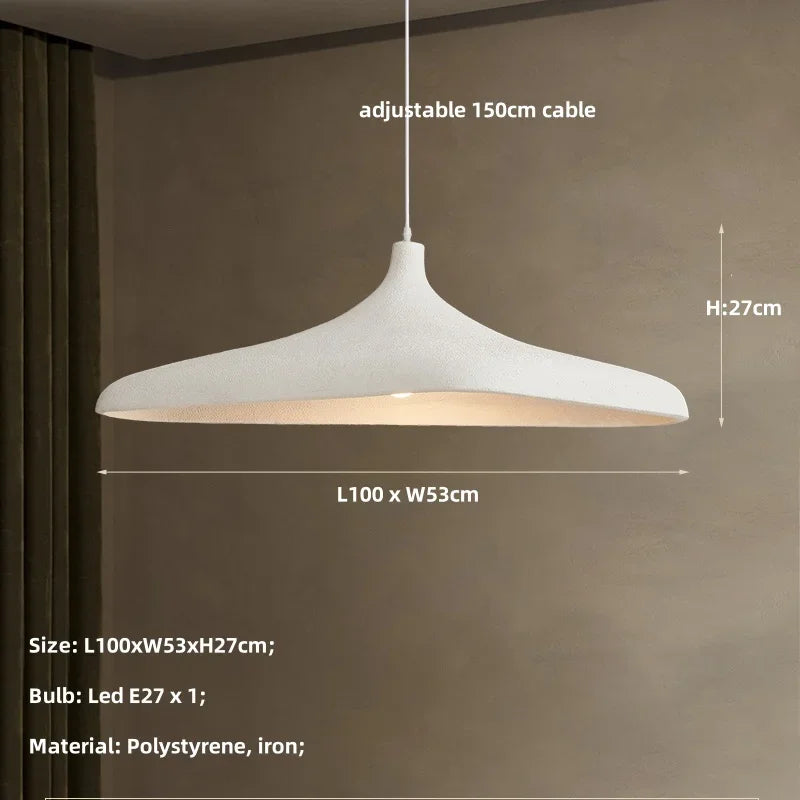 Japanese Wabi Sabi Style Led Pendant Lights Living Dining Room E27 Ceiling Chandelier Home Decor Bedroom Hanging Lamp Luminarias