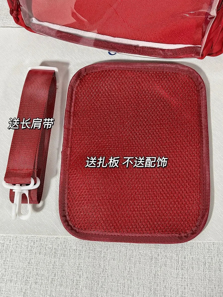 New Kawaii Ulzzang Itabag Girls Simple High Quality Nylon Shoulder Bag With Display Plate Crossbody Bags College Student Ita Bag