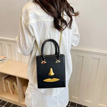 Luxury Brand Classic Women's Handbag In Elegant Leather - Fashionable Shoulder Crossbody Bag For Ladies Designer