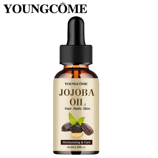 YOUNGCOME JOJOBA Oil Hair Care Essential Oil Anti-frizz Smooth Hair Oil Serum Anti Loss Scalp Massage Spa Treatments Hair Care